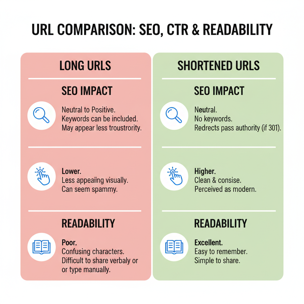 3. Enhanced Readability — shorten your urls for better seo and user experience