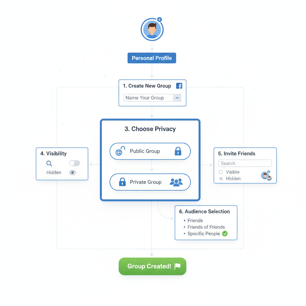 3. Scalability Issues — should i create a facebook group from my personal profile