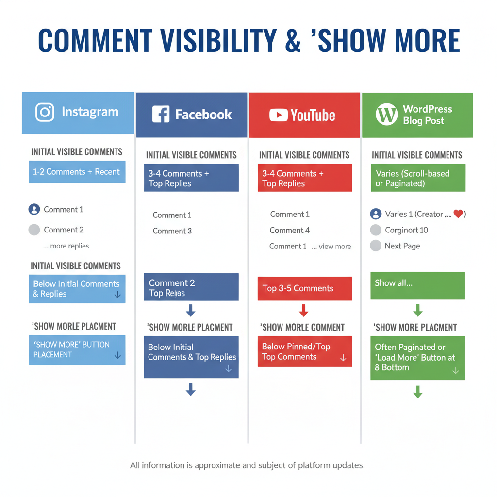 Show More Comments on Social Media and Blog Platforms — show more comments