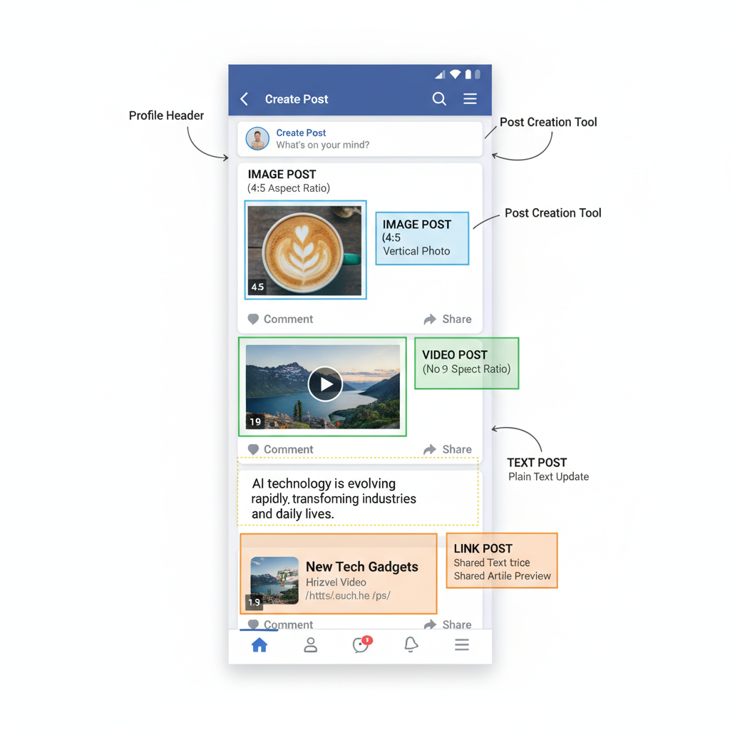 Size of Facebook Post: Updated Dimensions and Formats 2024