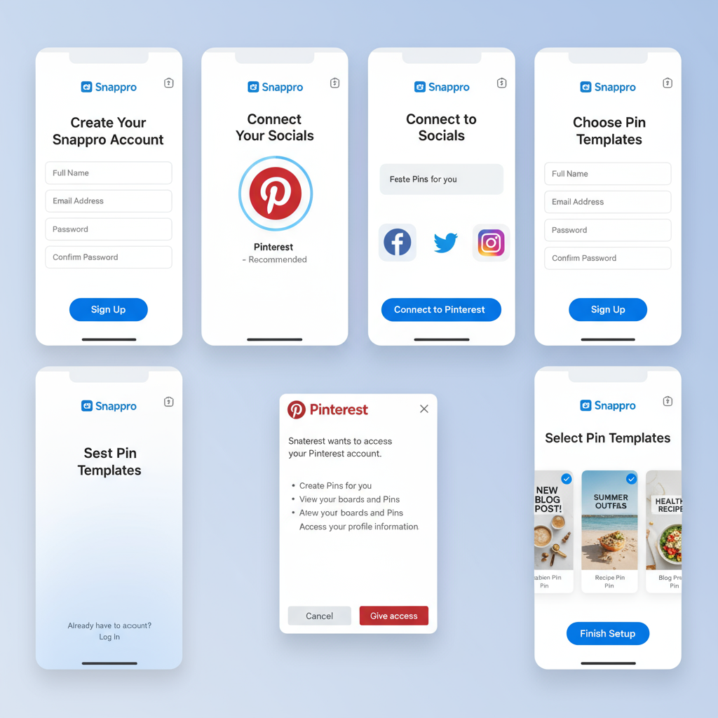 Setting Up Snappro and Connecting to Pinterest — snappro for pinterest guide