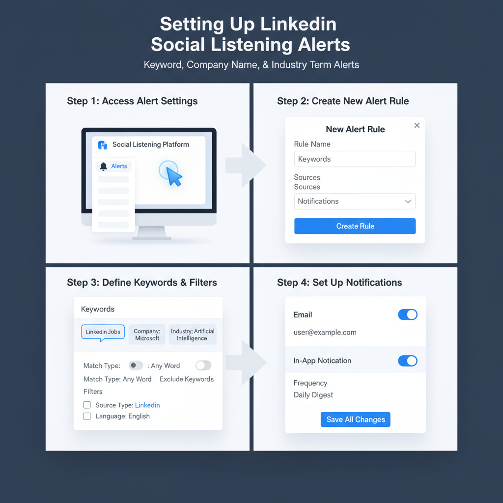 LinkedIn-Specific Signals to Track — social listening linkedin