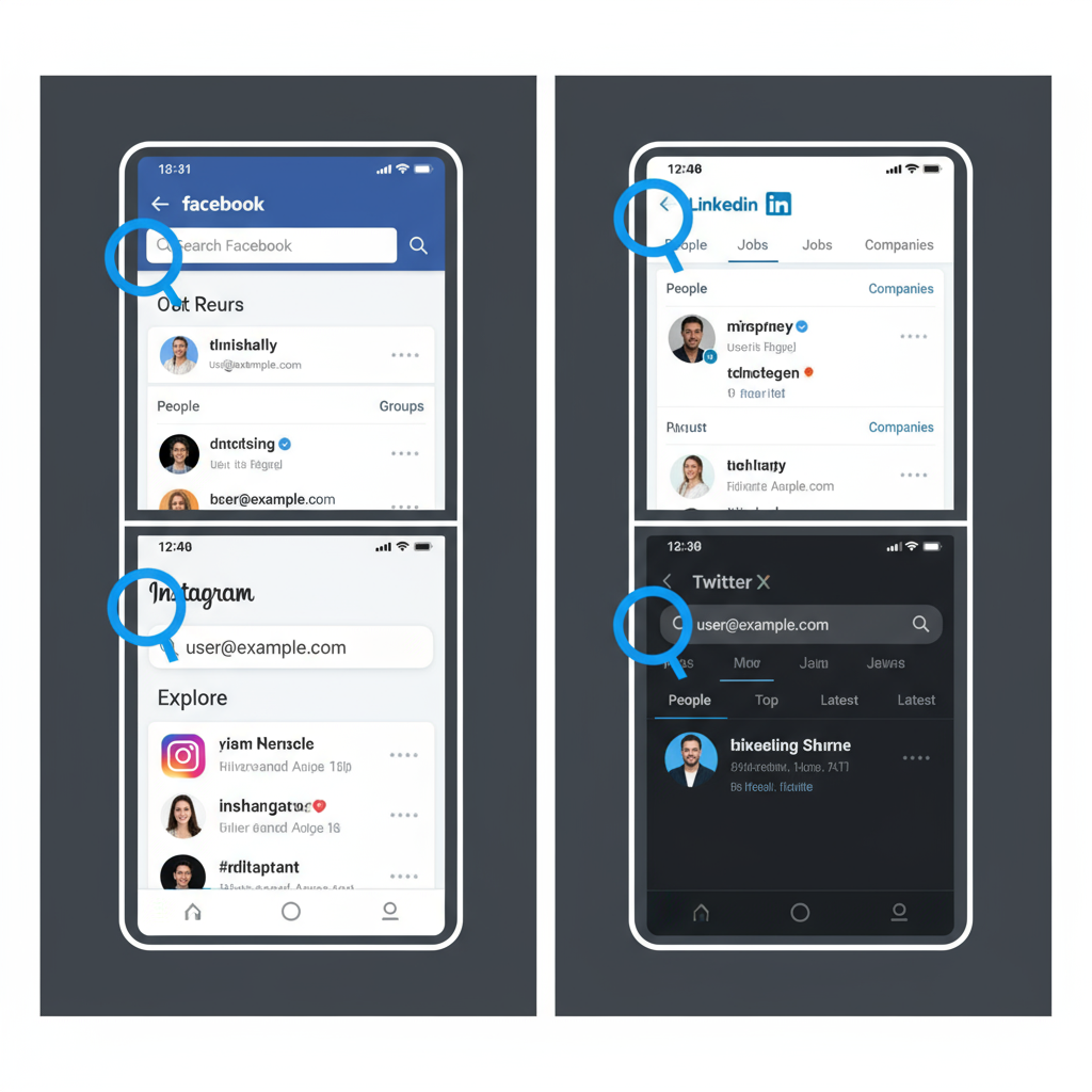 Social Media Account Search by Email: Step-by-Step Guide
