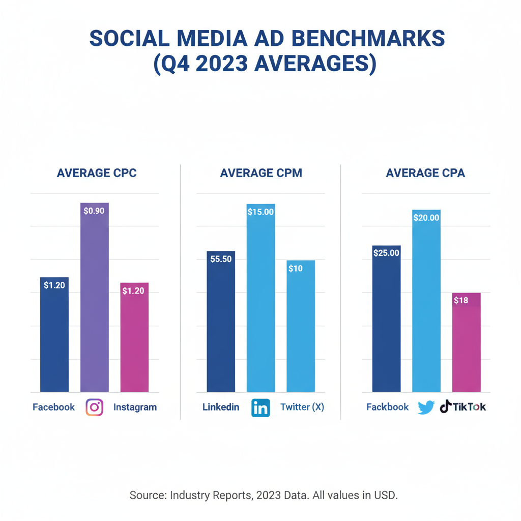 Comparing Social Media Ad Costs Across Platforms — social media advertising costs