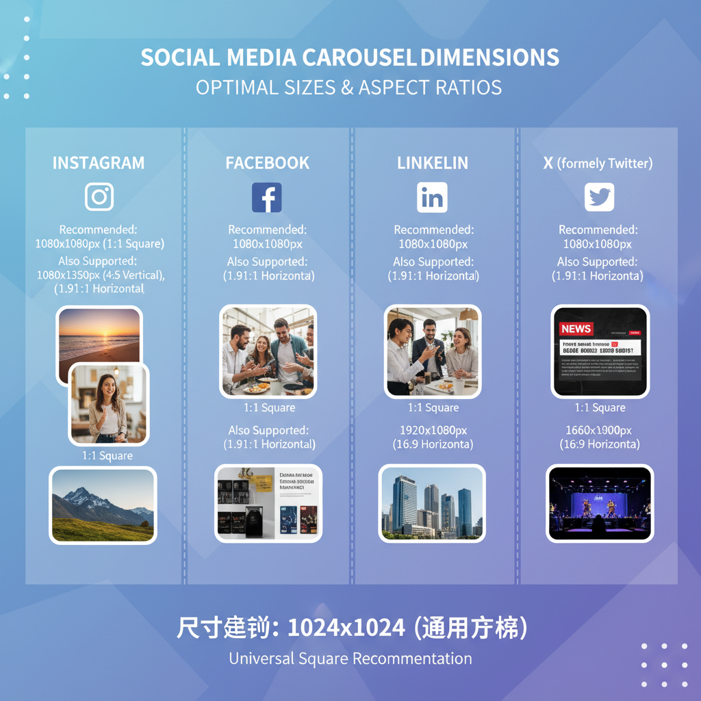 Color Palettes and Typography Choices — social media carousel design examples