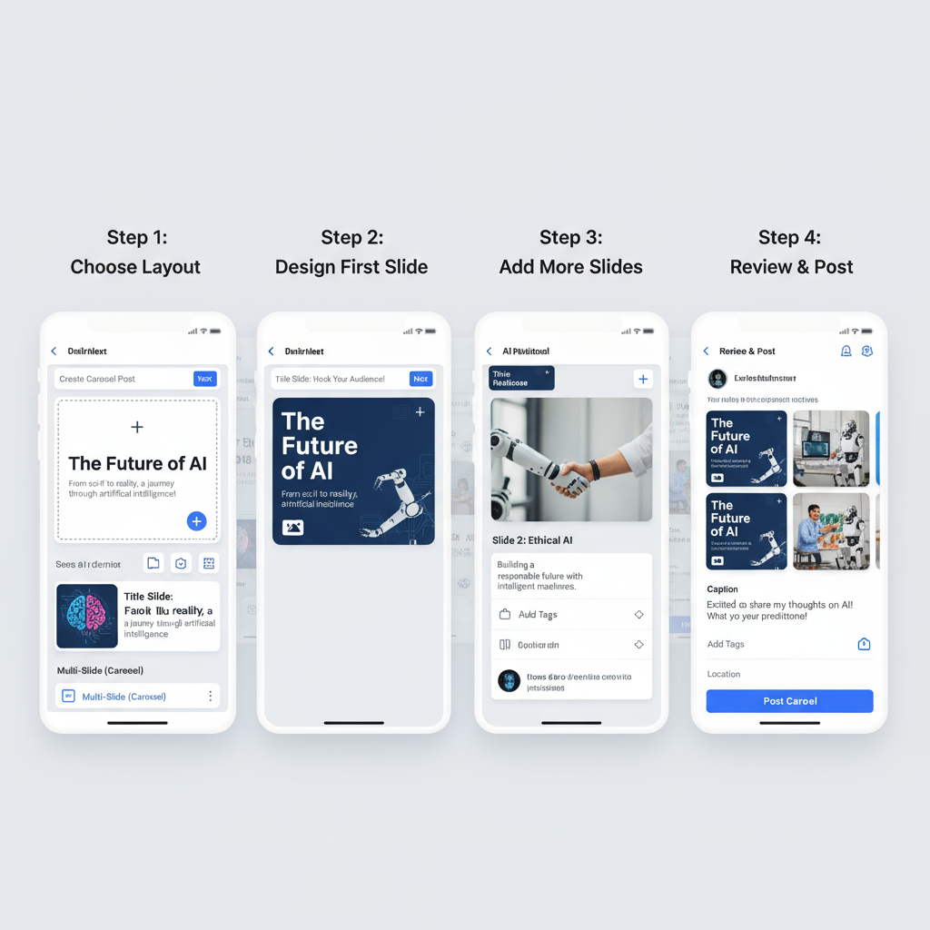 7. Product Highlight Carousel — social media carousel format examples