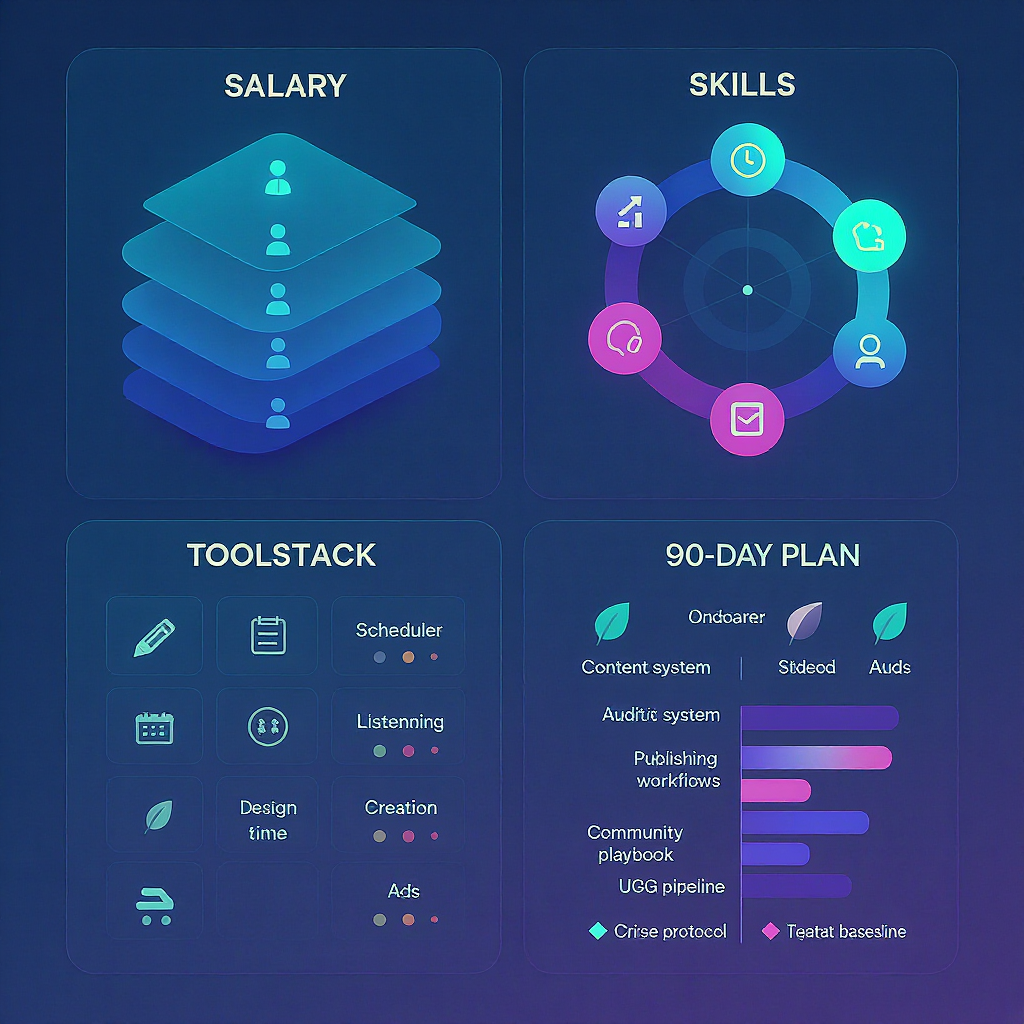 workflow of social coordinator’s 90-day plan