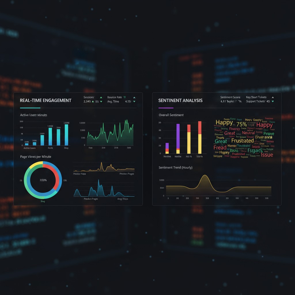 Example 3: Content Performance Comparison Dashboard — social media dashboard examples