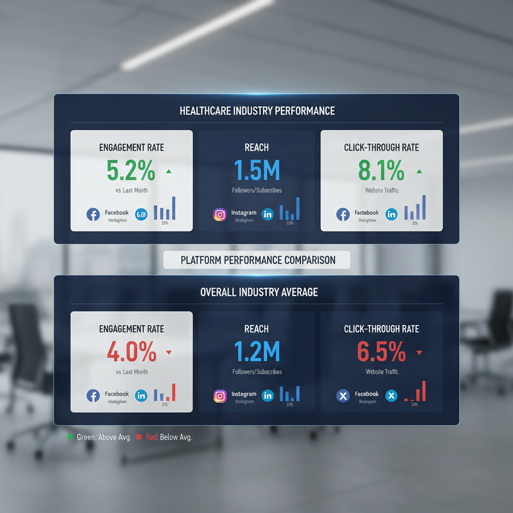 Key Social Media Platforms for Healthcare — social media healthcare benchmarks