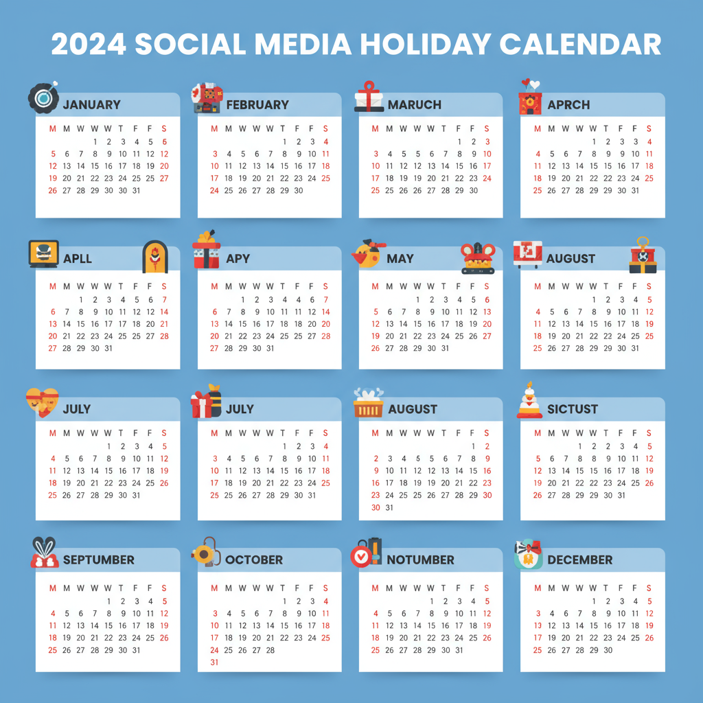 February: Love and Kindness — social media holiday calendar 2024
