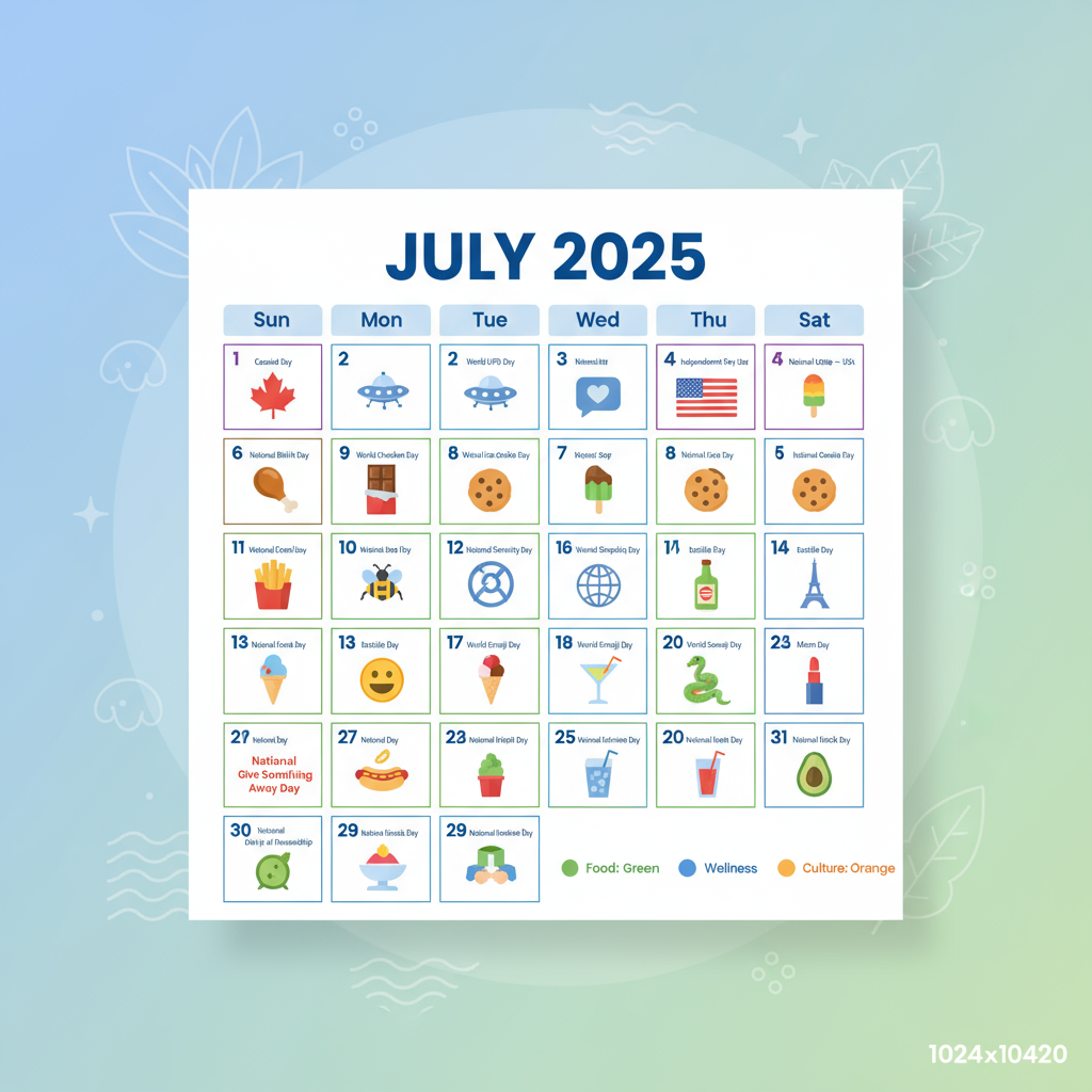 Ideas for Incorporating Each Holiday Into Campaigns — social media holidays july 2025