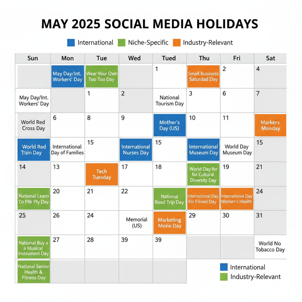 Introduction to Social Media Holidays in May 2025 — social media holidays may 2025