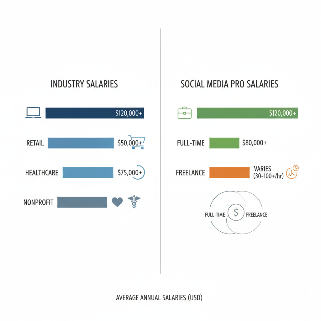Salary Breakdown by Experience Level — social media jobs salary
