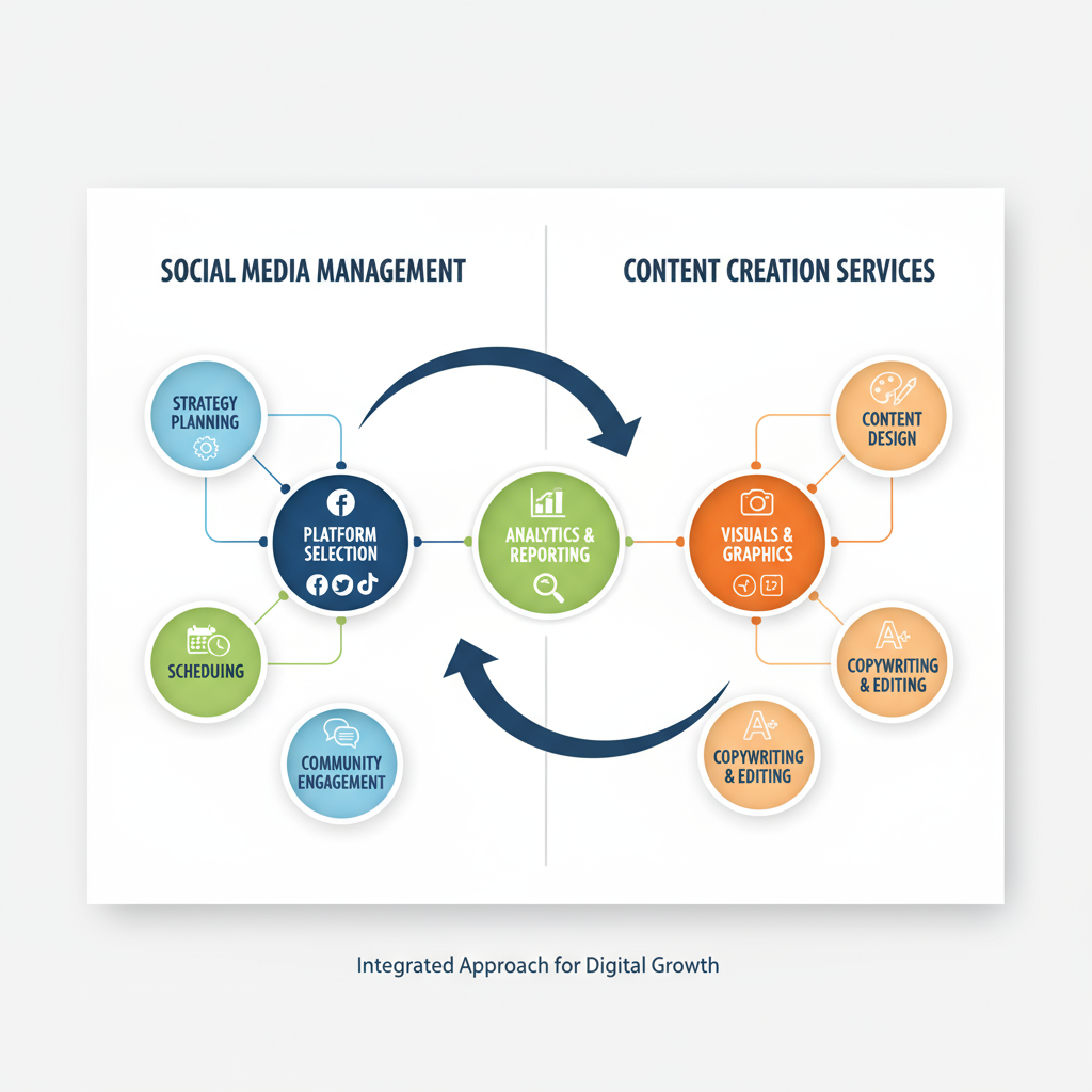 What Content Creation Services Include — social media management and content creation services