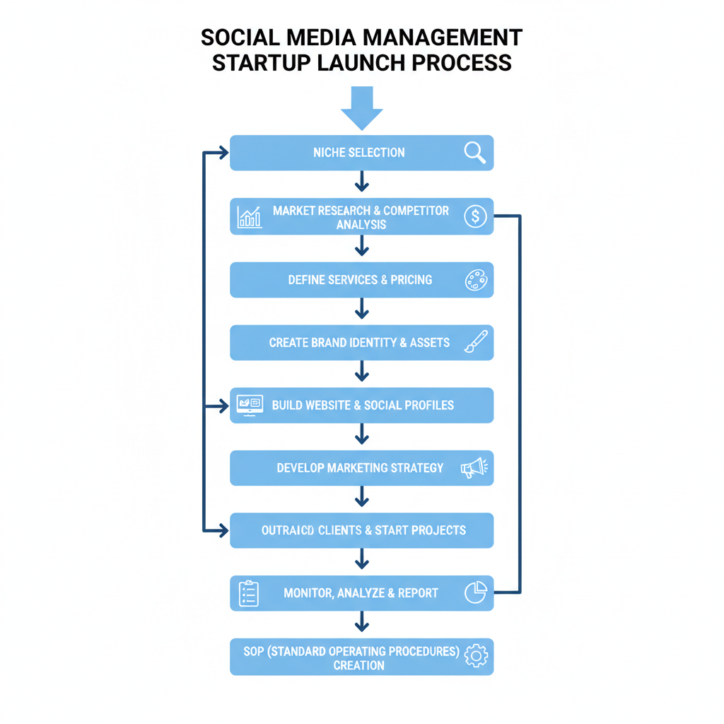 Research Competitor Agencies and Service Offerings — social media management startup