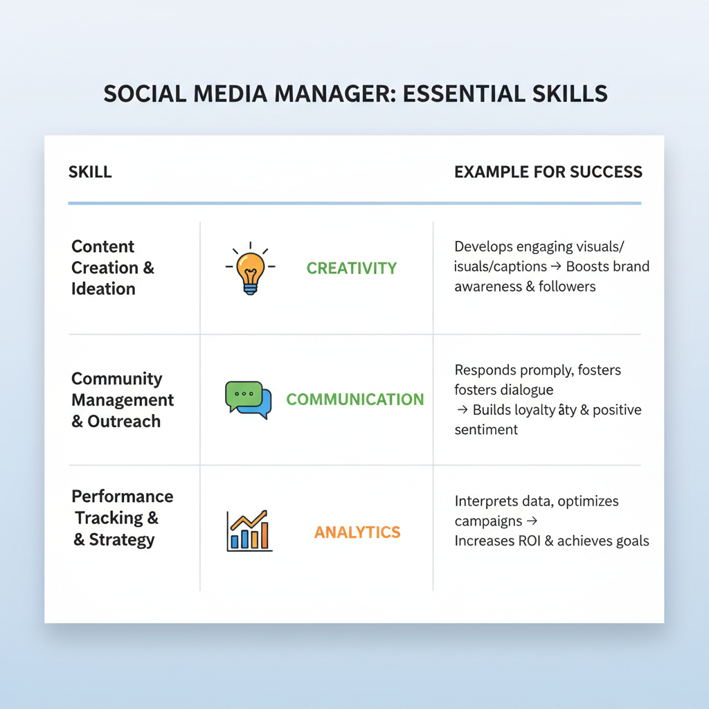 Content Creation and Curation Duties — social media manager job description for resume