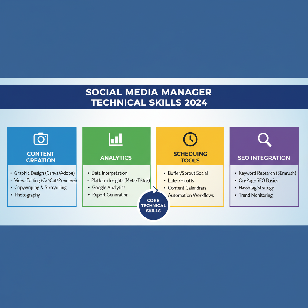 Content Creation & Design — social media manager resume skills