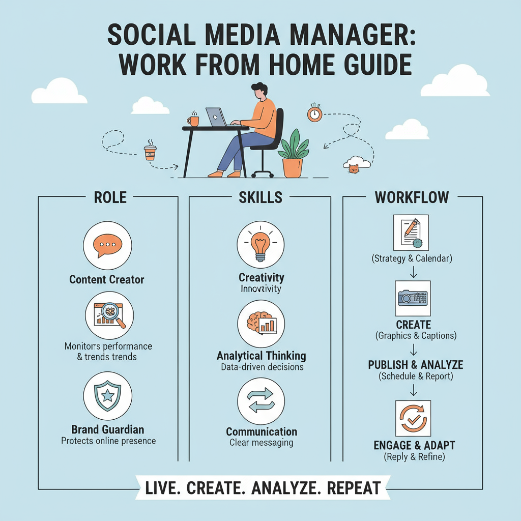 Setting Up a Professional Home Workspace — social media manager work from home