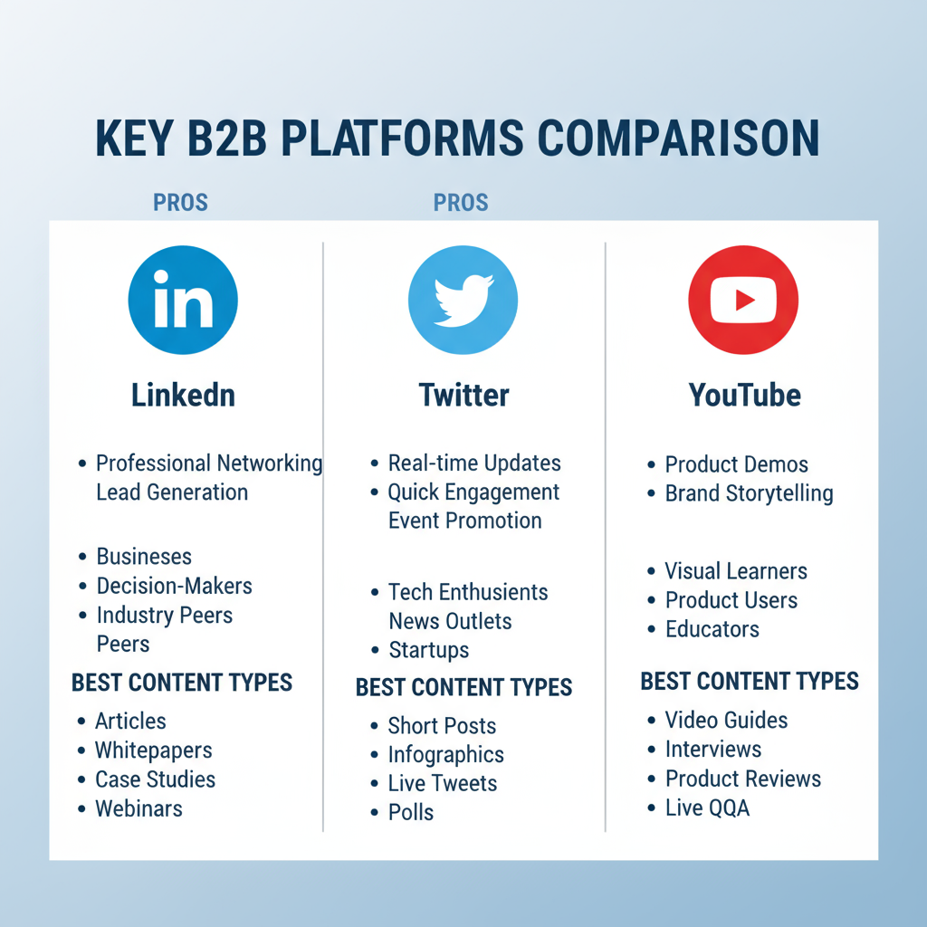 Choosing the Right Channels — social media marketing b2b