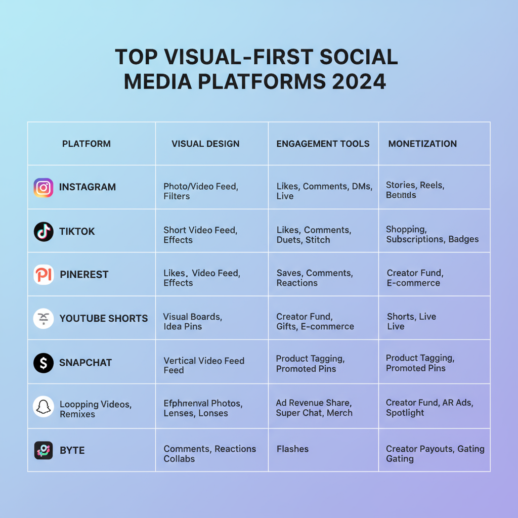 Trends Shaping Visual-First Networks in 2024 — social media similar to instagram
