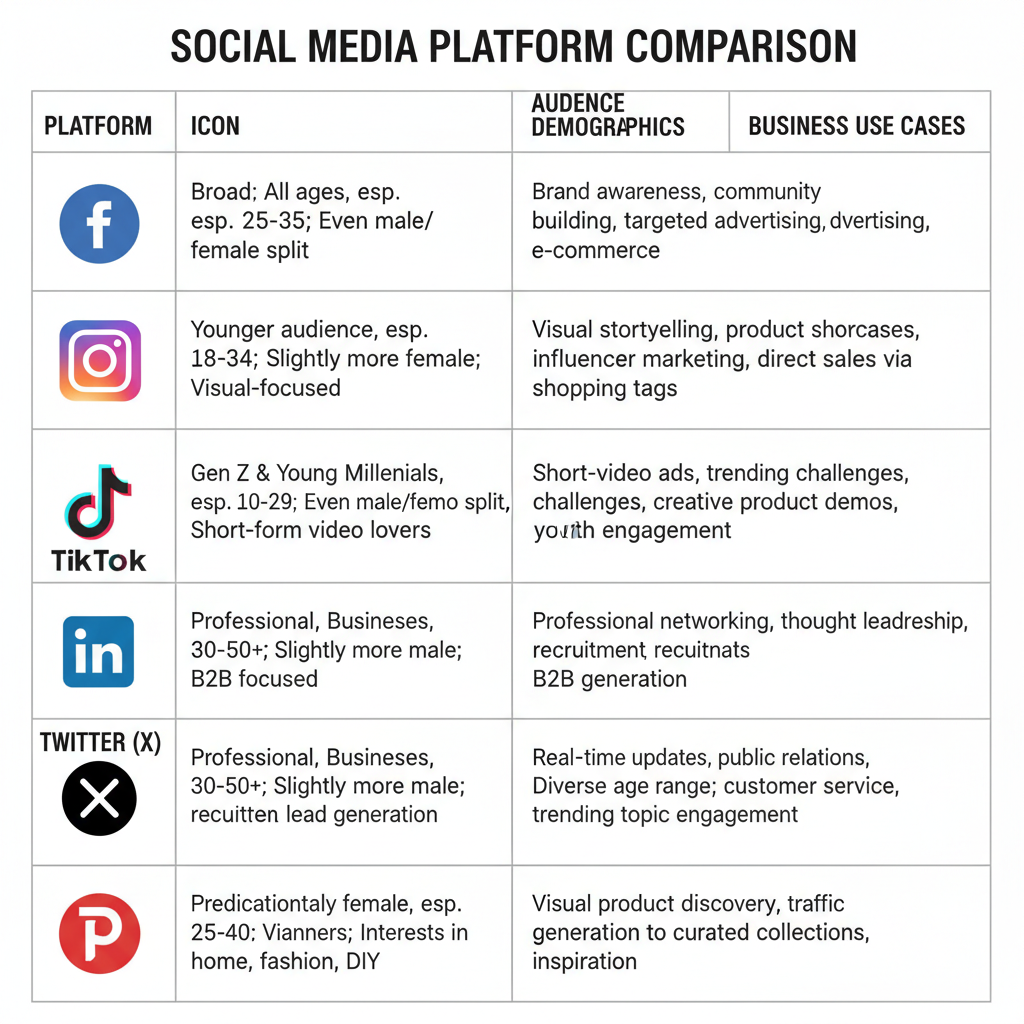 Common platforms to mention: — social media skills cv