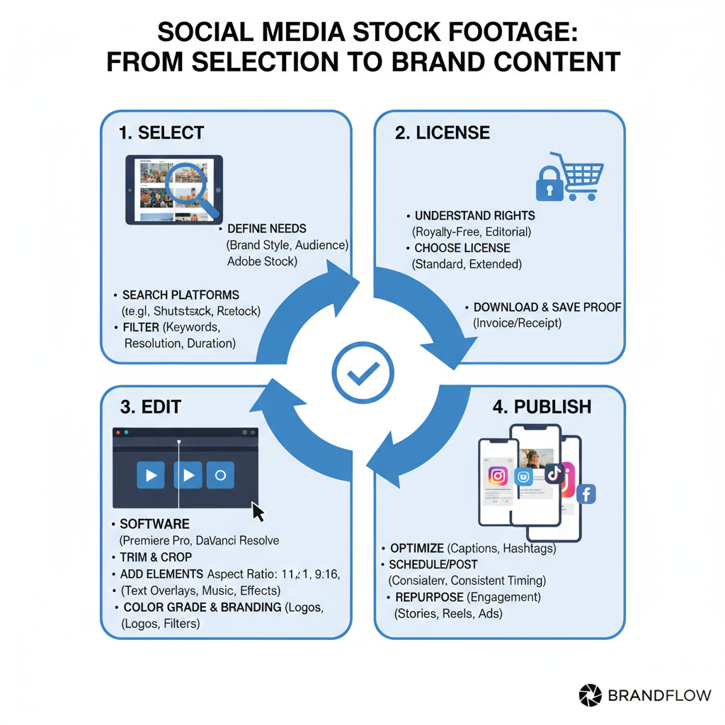 Choosing High-Quality, Relevant Stock Clips for Your Niche — social media stock footage
