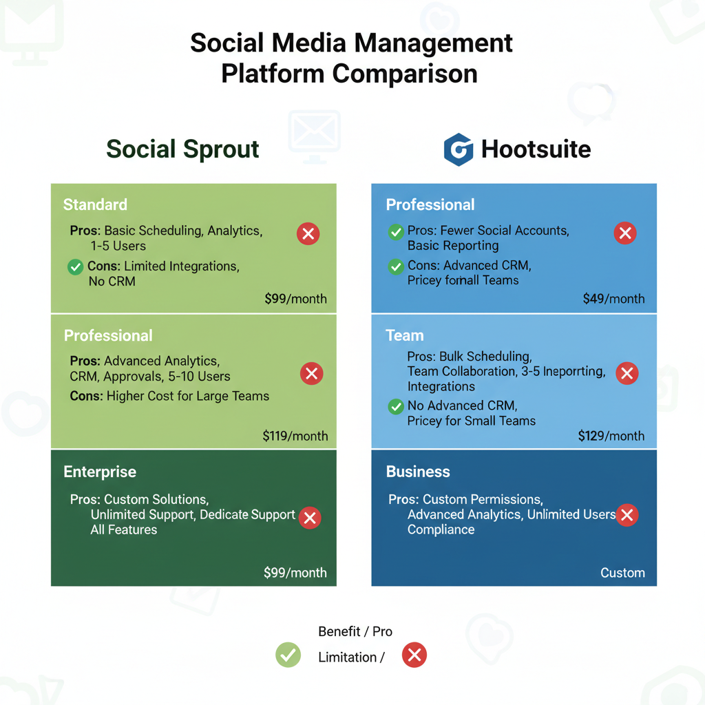 Ease of Use — social sprout vs hootsuite