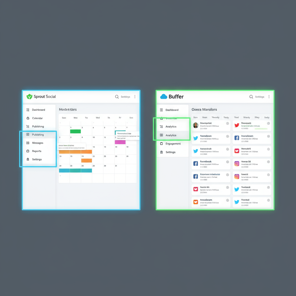 Buffer Overview — sprout social vs buffer