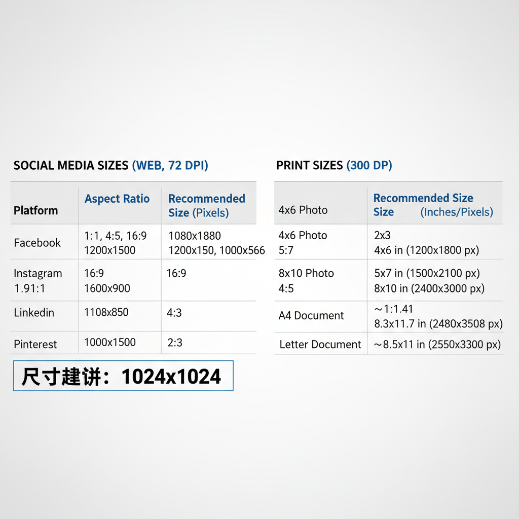 Introduction to Photo Sizing and Pixel Dimensions — standard photo sizes in pixels