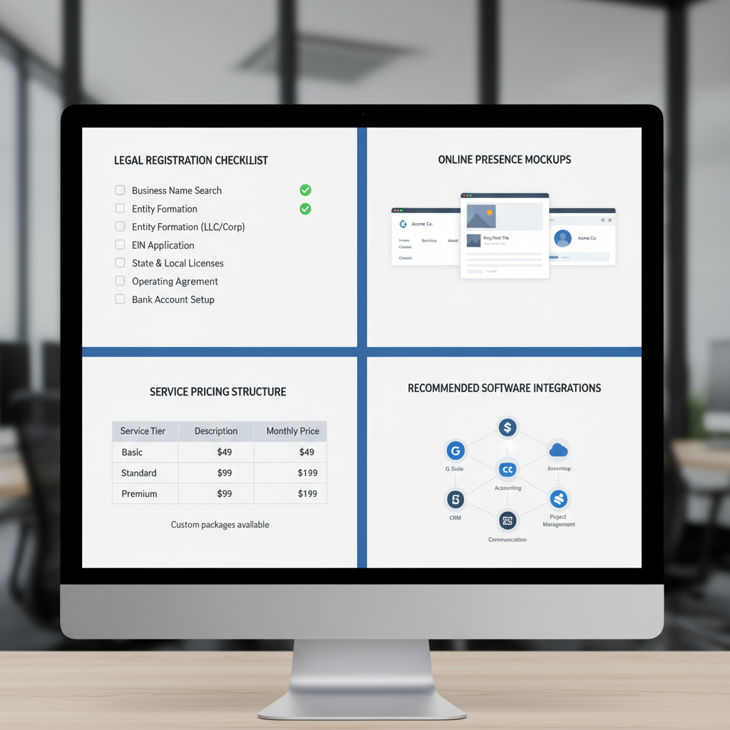 Build a Professional Online Presence — starting a social media marketing agency