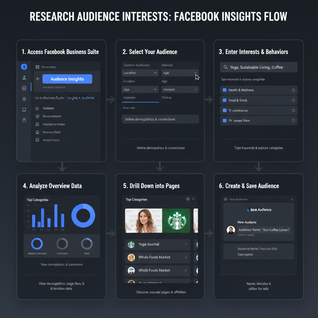Steps to Identify Your Audience: — suggested facebook posts ideas to boost engagement and reach