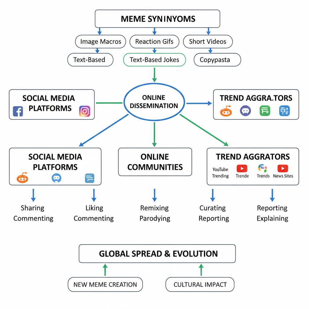 Cultural and Internet Context of Memes — synonyms of meme