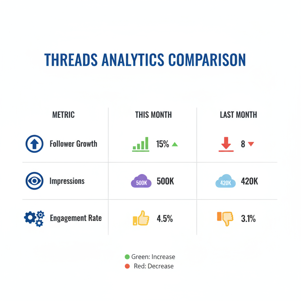 Interpreting Follower Growth and Content Performance Trends — threads analytics