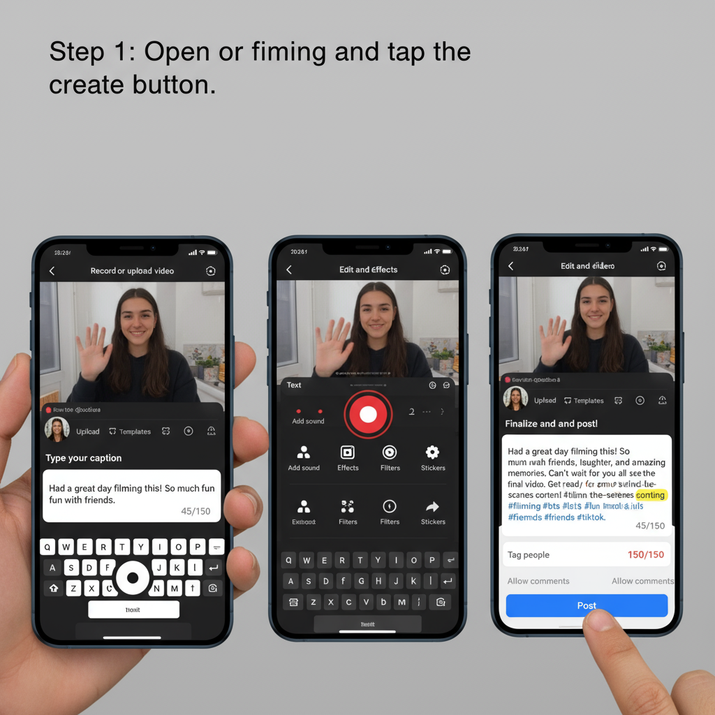 Optimized Bio and Caption Examples — tiktok character limit guide
