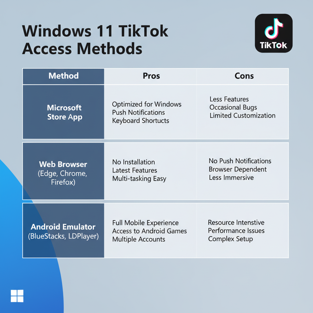Overview of TikTok on Desktop — tiktok download for windows 11