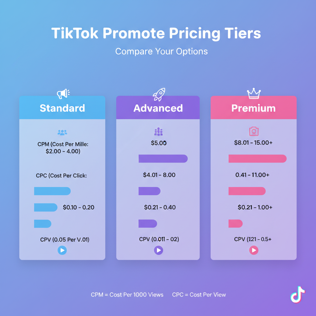 How TikTok Calculates Costs for Different Promote Goals — tiktok promote charges guide
