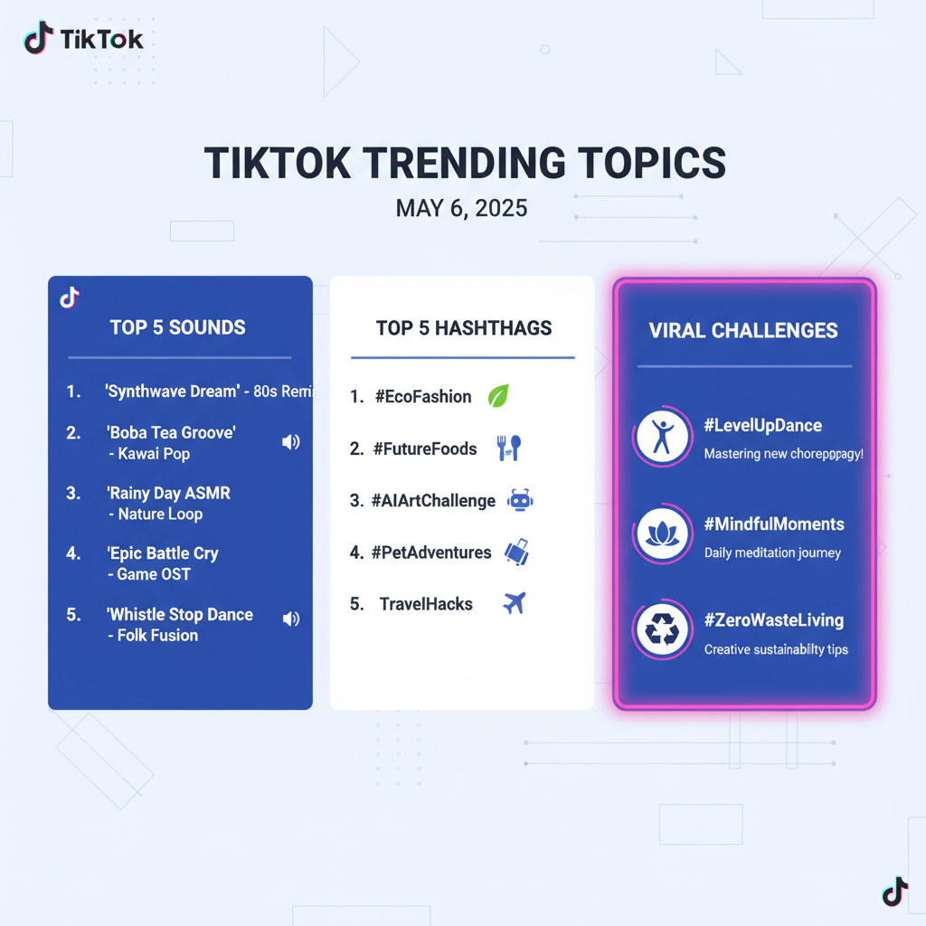 Cultural & Pop Culture Influences on May 6, 2025 — tiktok trending topics may 6 2025