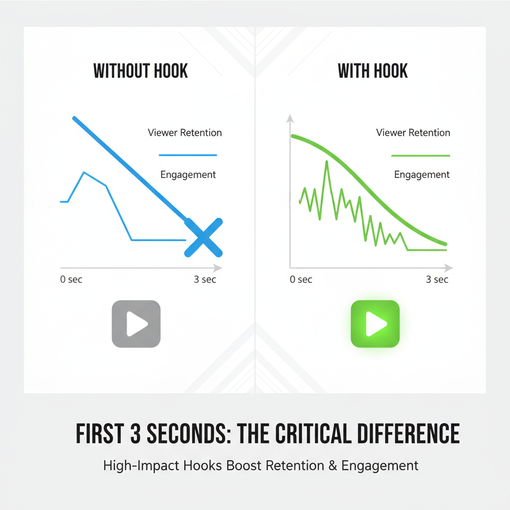 Create High-Impact Hooks in the First 3 Seconds — tiktok video booster guide