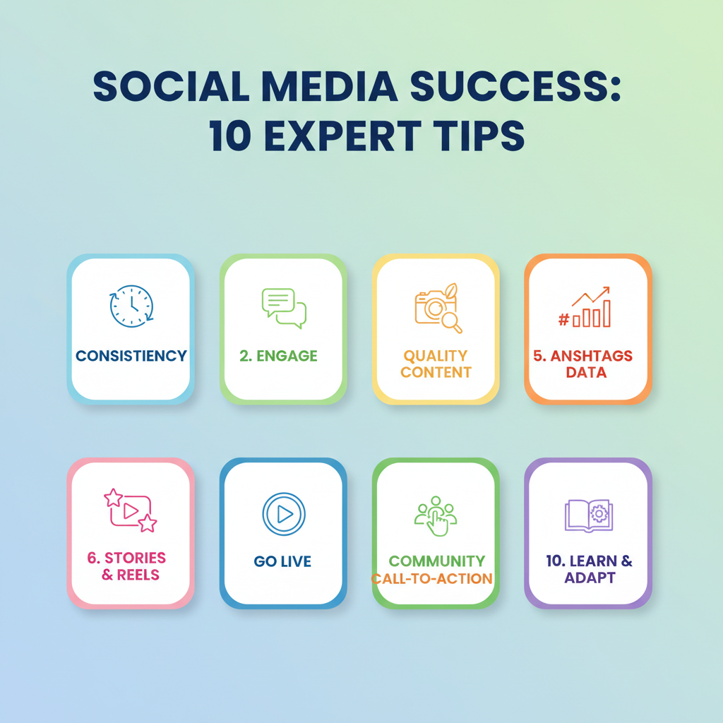 Use High-Quality Visuals That Match Your Brand Aesthetic — top 10 social media tips to grow your online presence