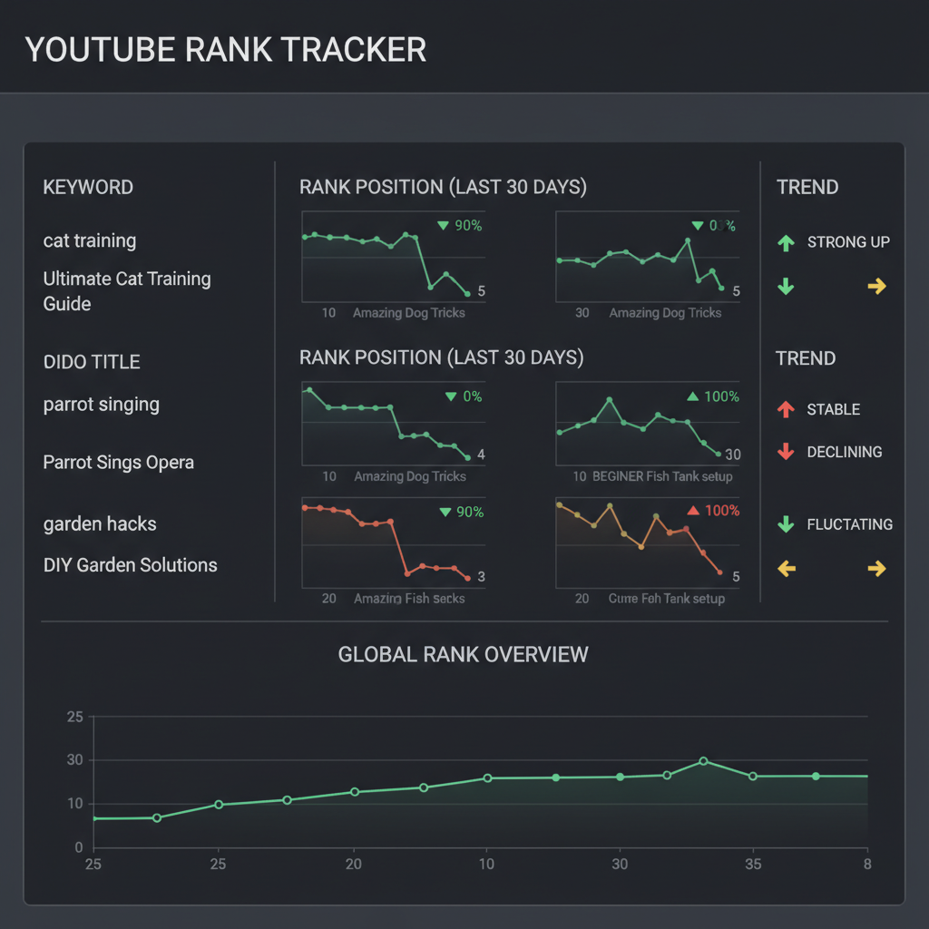 Using YouTube Search to Check Initial Ranking Manually — track ranking of youtube videos