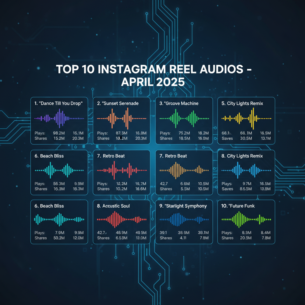 Leverage Trending Audios for Maximum Reel Engagement in April 2025 — trending instagram reel audios april 2025