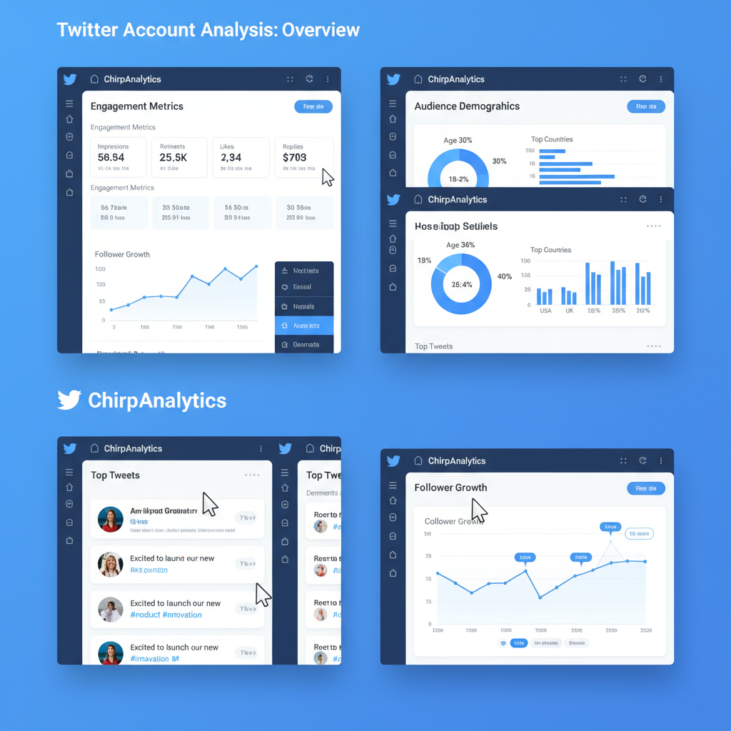 Assessing Audience Demographics and Behavior Patterns — twitter account analyzer
