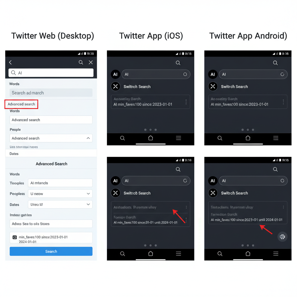 Twitter Web — twitter app advanced search guide