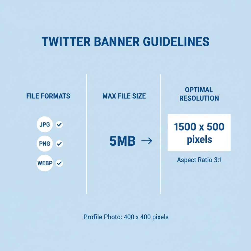 Safe Zone Guidelines to Prevent Cropping — twitter banner size 2025 guide