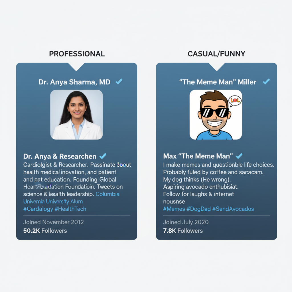 Key Elements of a Strong Twitter Bio — twitter bio samples
