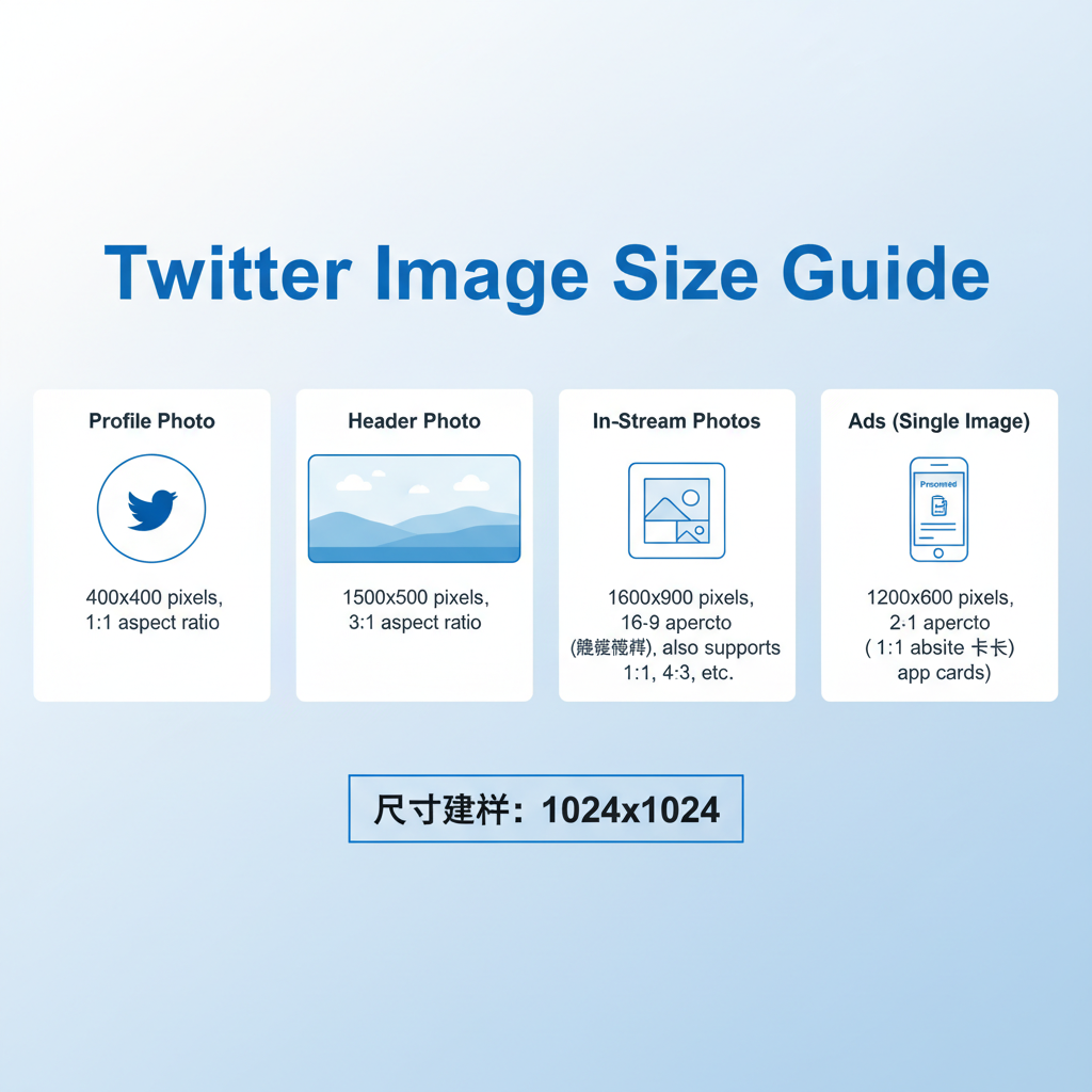 Optimal Aspect Ratios — twitter image size guide