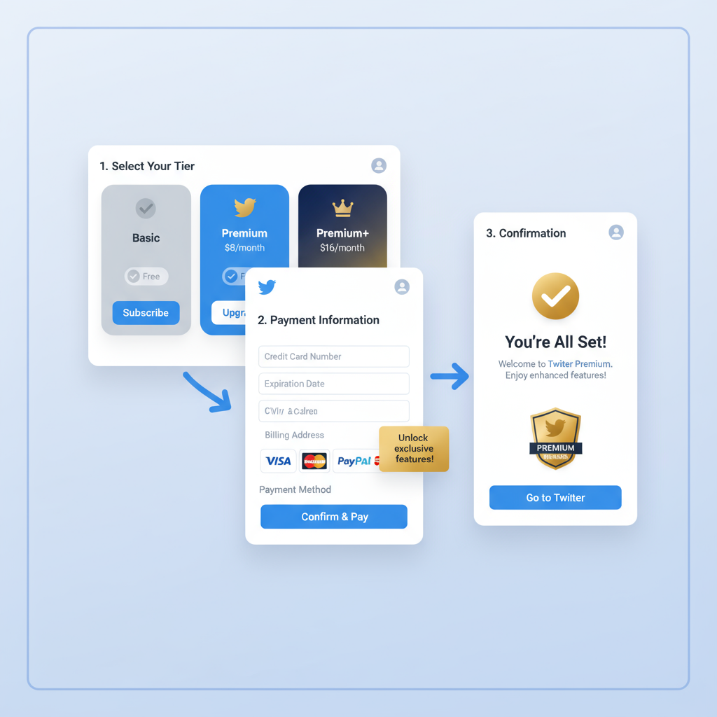 How to Subscribe or Upgrade to Twitter Premium — twitter premium help