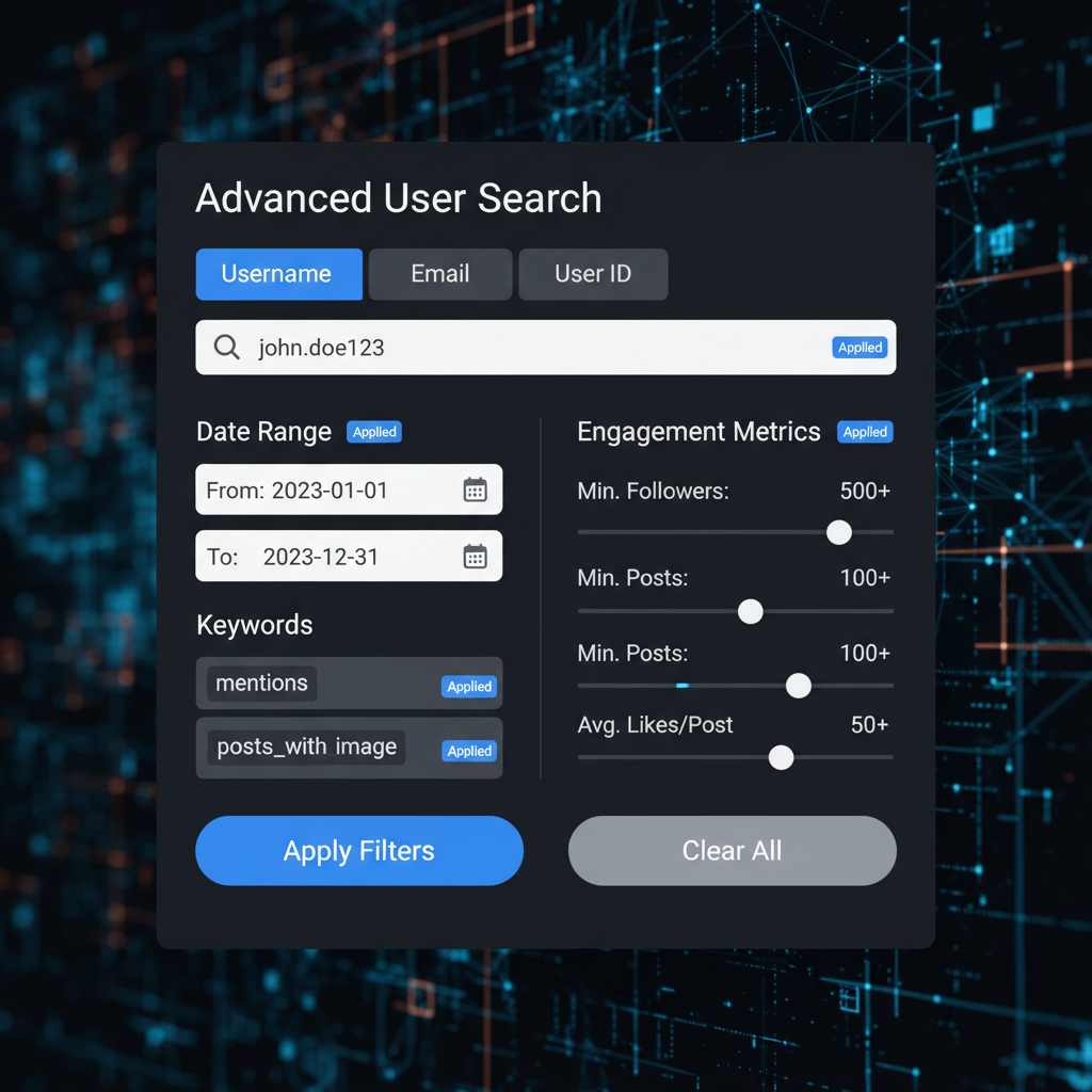 Why it Matters — twitter search by username
