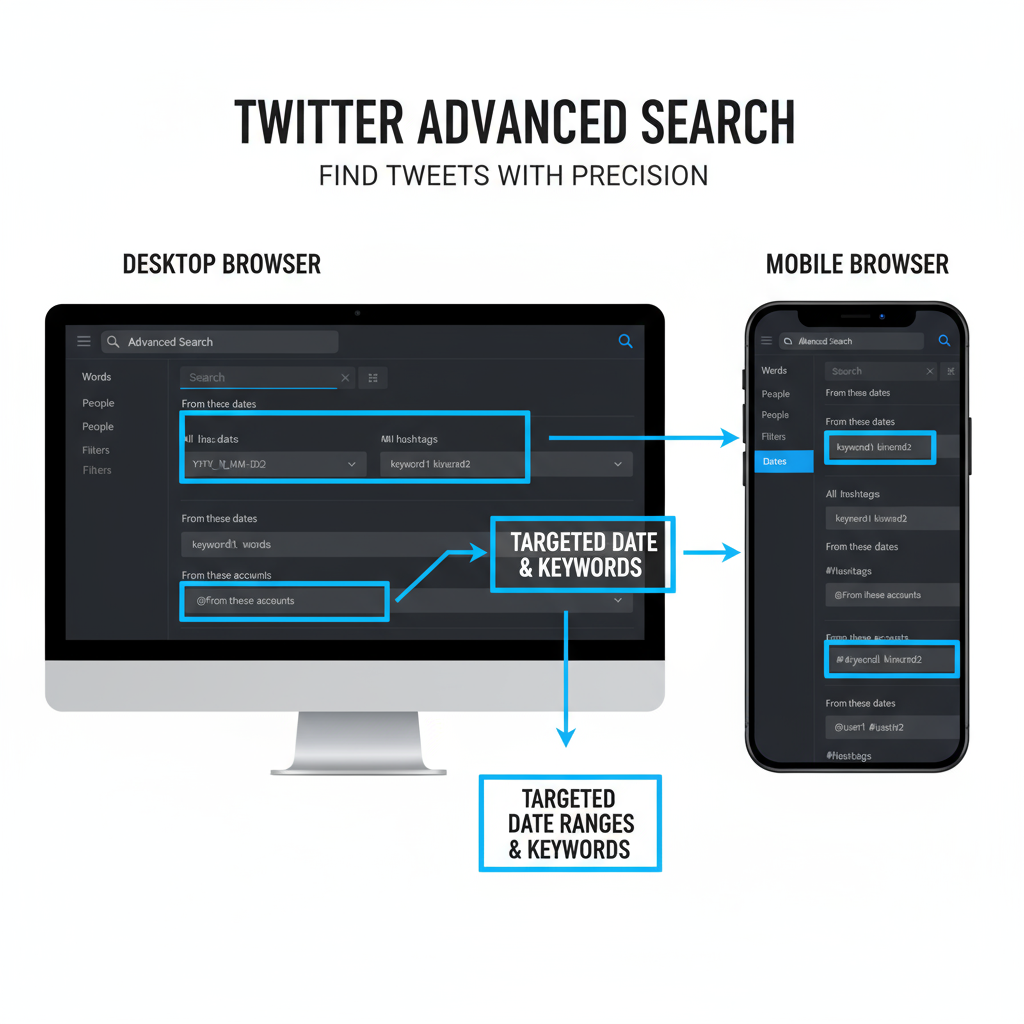 How to Search by Date on Desktop: — twitter search date