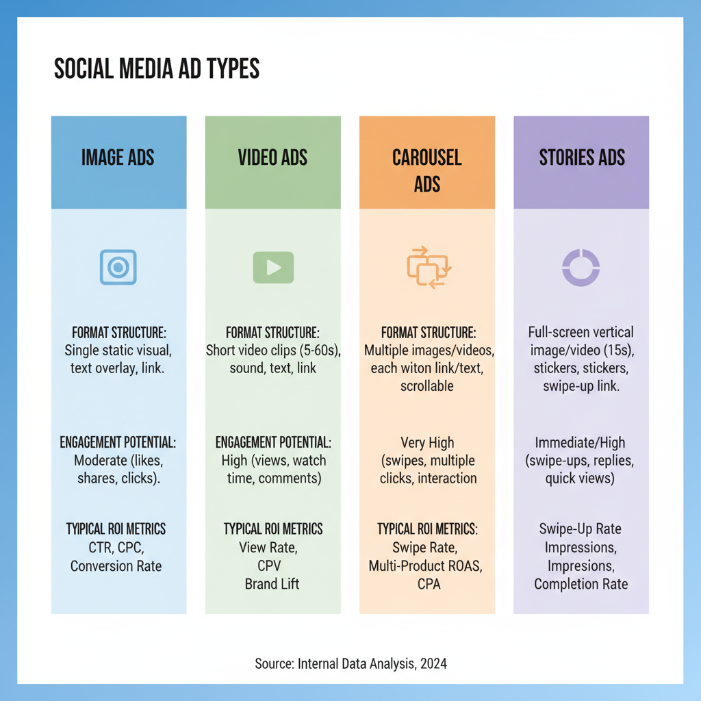 Sponsored Stories & Reels – Native Feel, Authentic Engagement — types of social media ads
